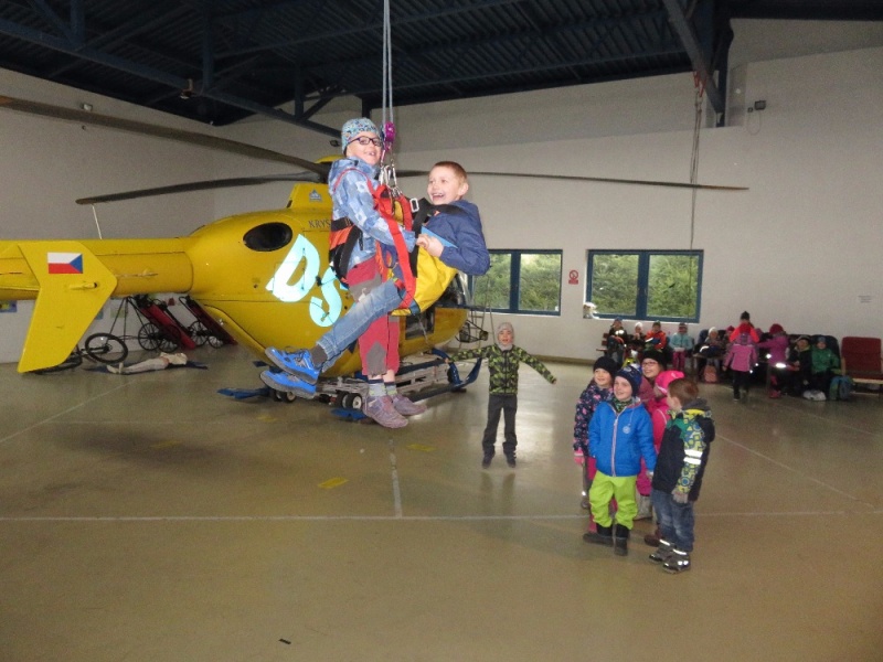 Děti, vrtulník Kryštof a spousta zábavy 